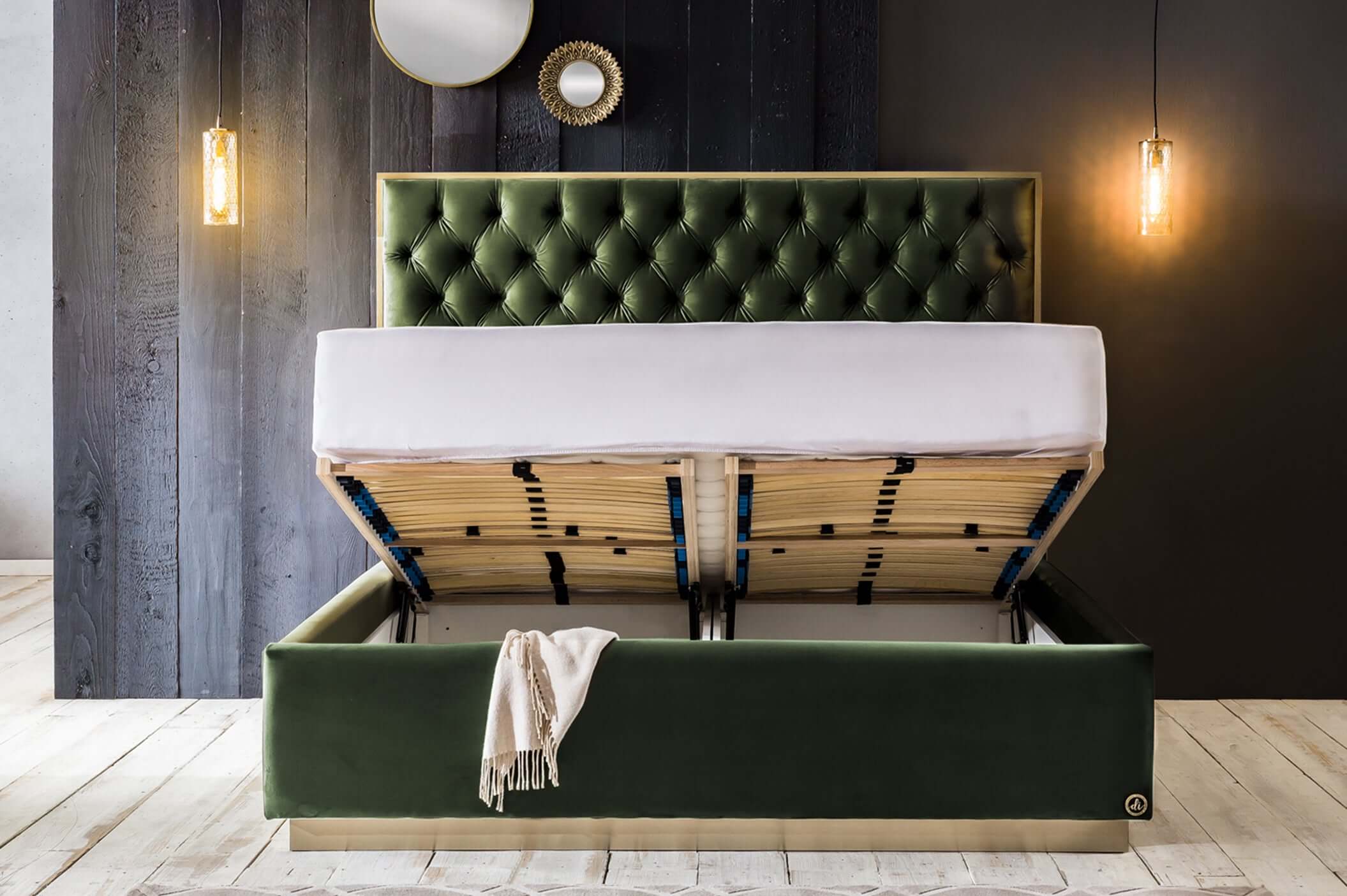 Was ist ein Polsterbett - Di-Lara Bett mit Stauraum - Handmade in Berlin