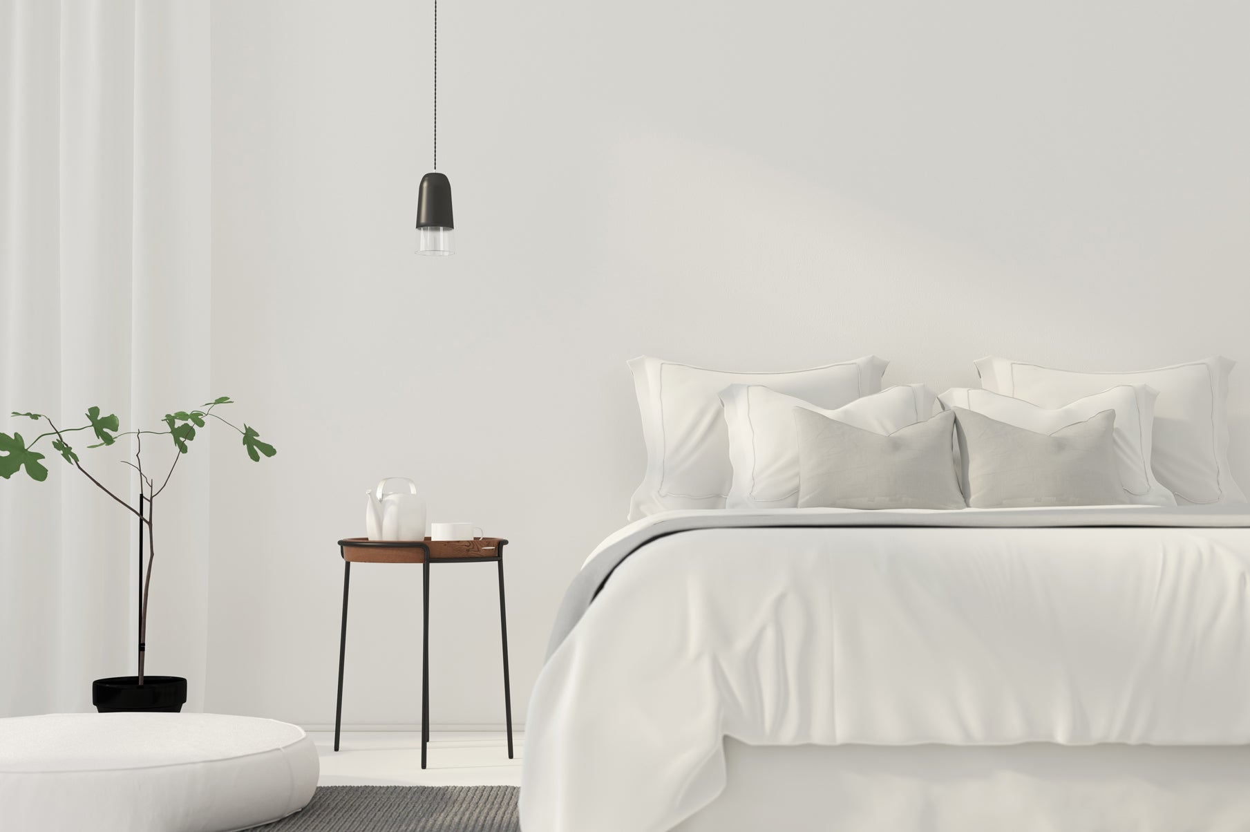 Das minimalistische Schlafzimmer: Besserer Schlaf durch weniger Ballast