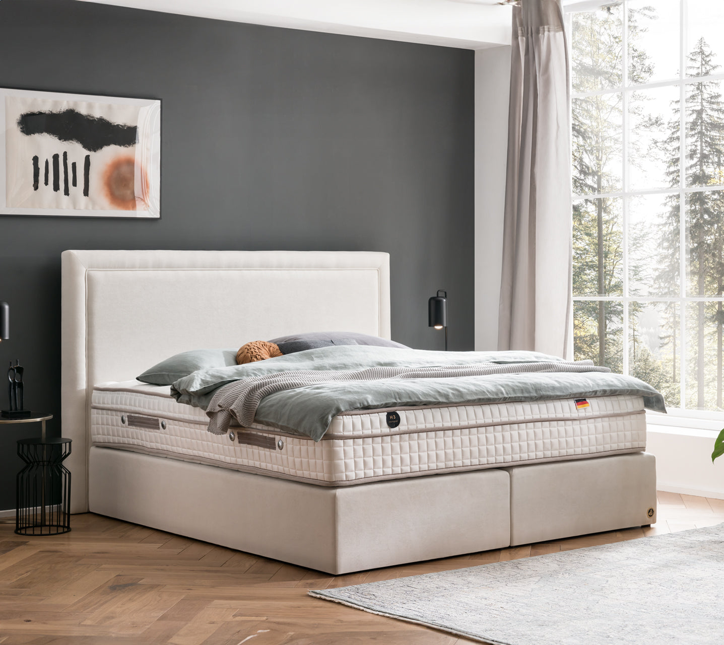 Di-Lara® Bordeaux Boxspringbett