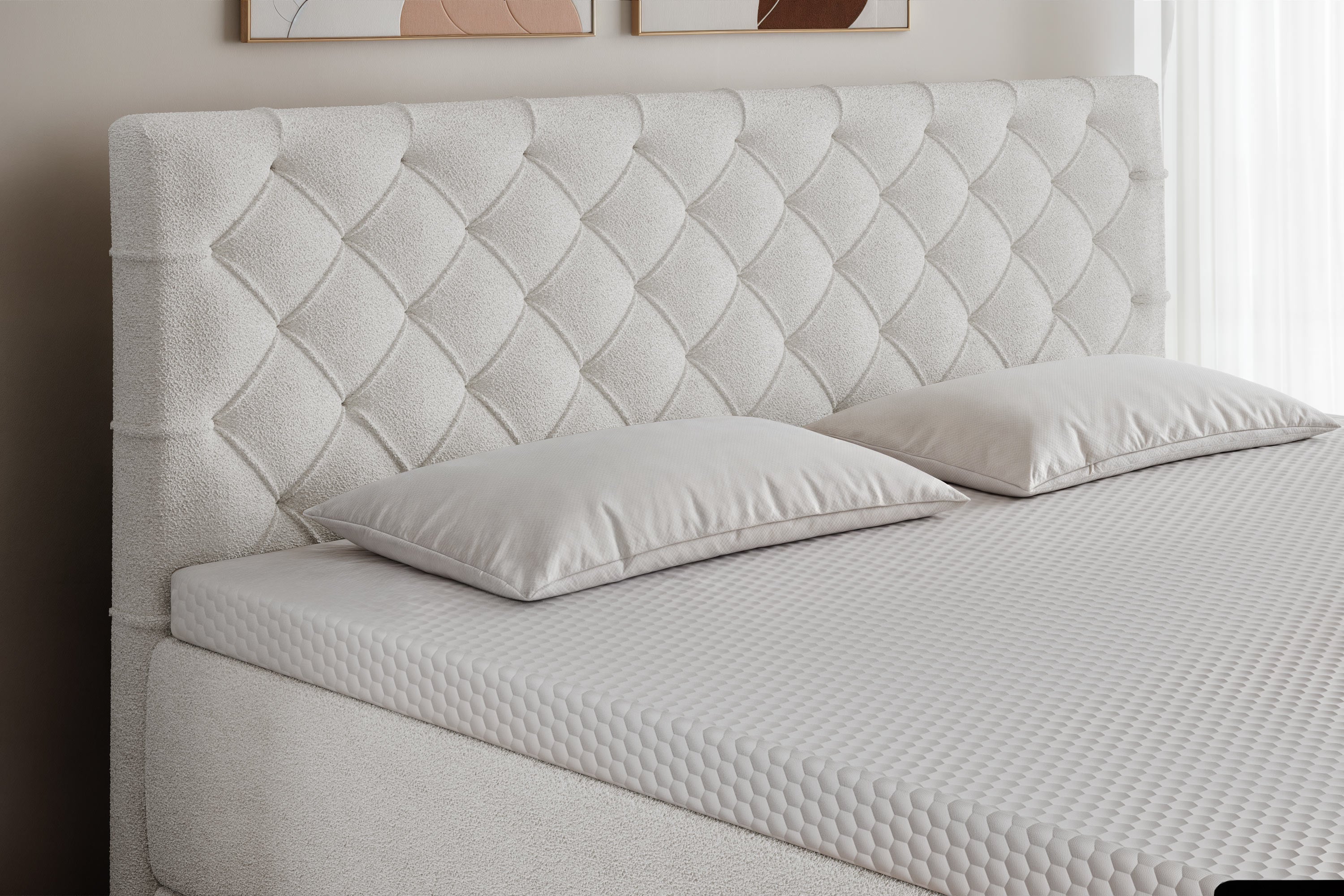 Di-Lara® Artemis Boxspringbett mit Matratze und Topper