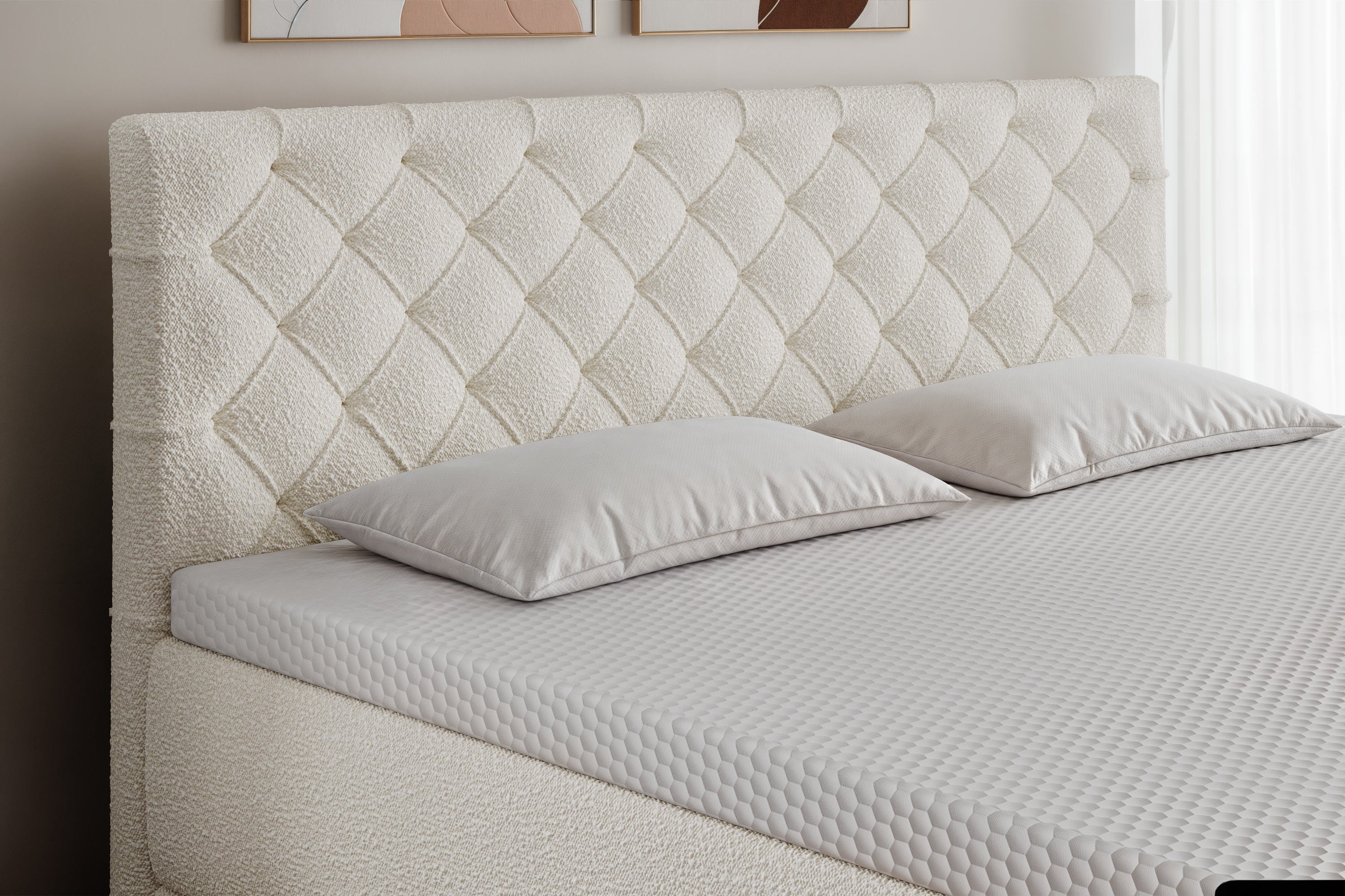 Di-Lara® Artemis Boxspringbett mit Matratze und Topper
