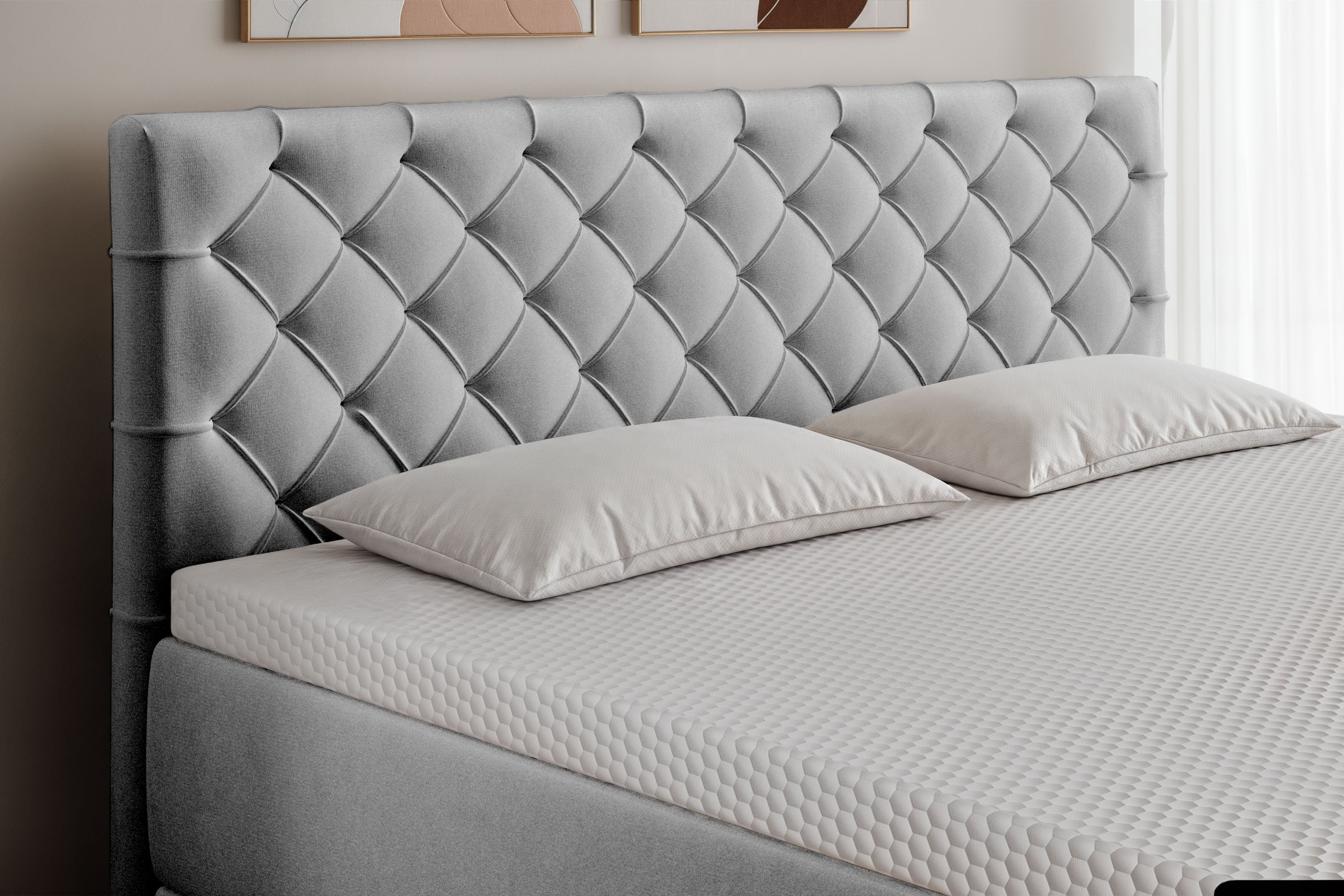 Di-Lara® Artemis Boxspringbett mit Matratze und Topper