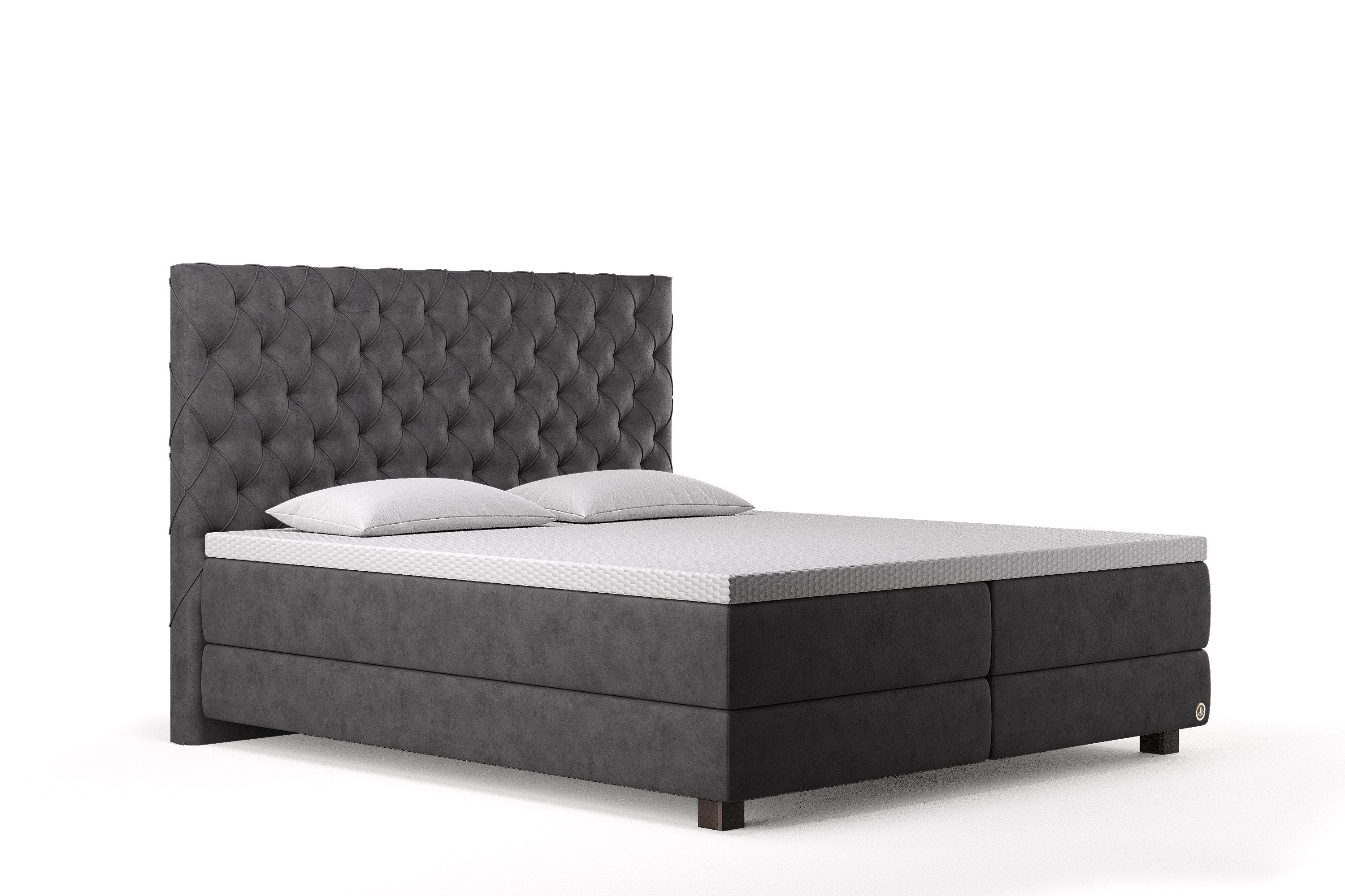 Di-Lara® Xenia Boxspringbett mit Matratze und Topper