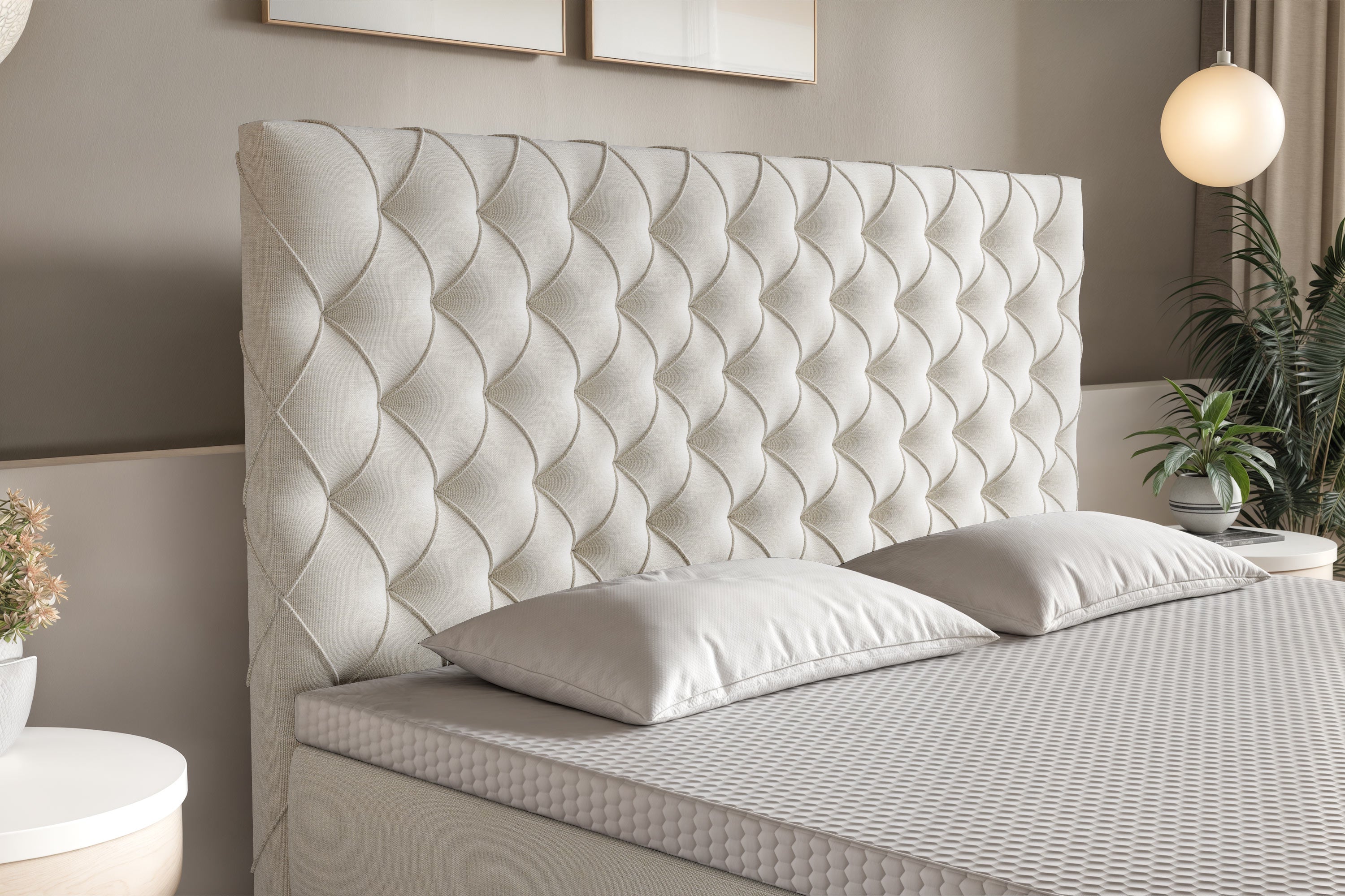 Di-Lara® Xenia Boxspringbett mit Matratze und Topper