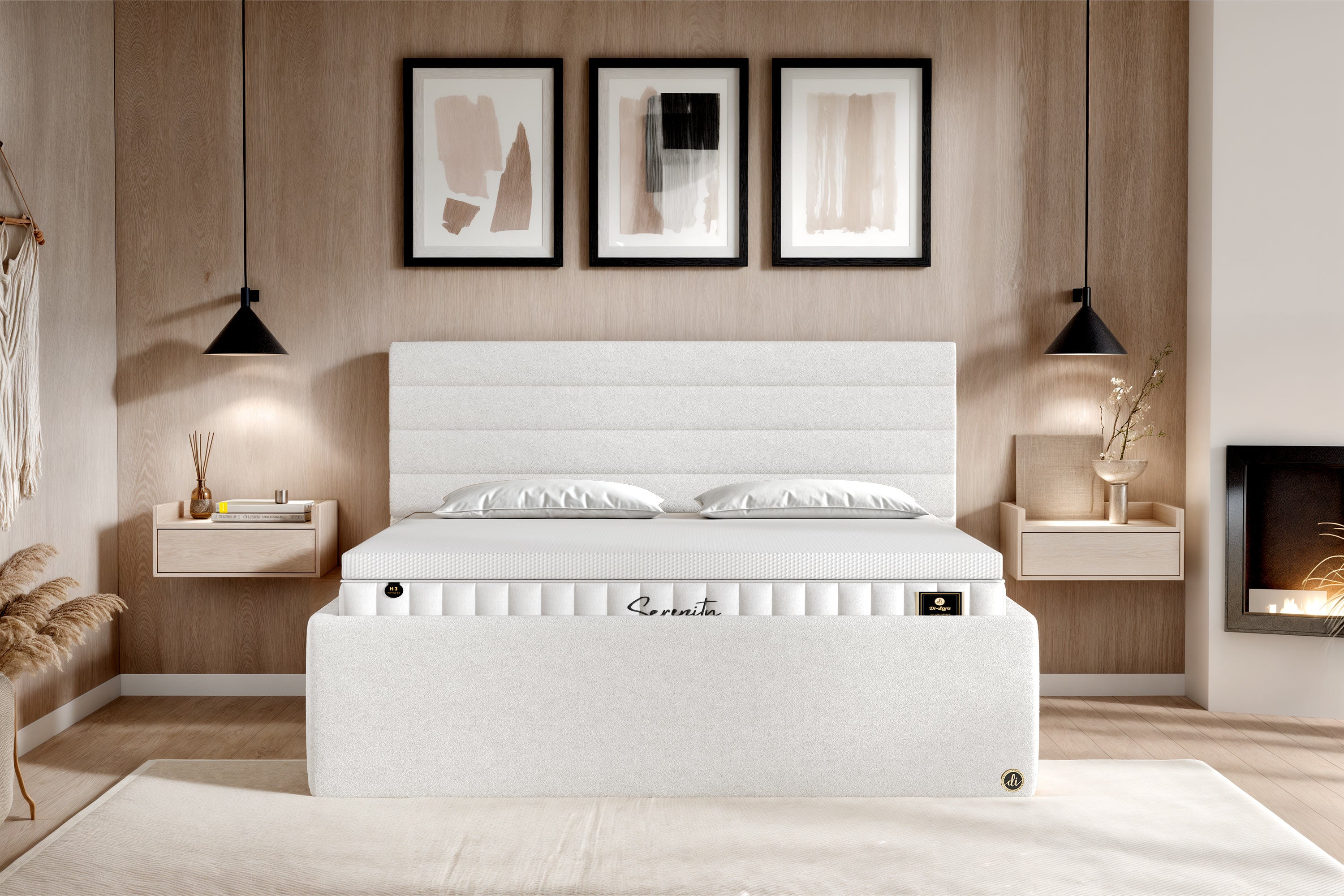 Di-Lara® Eos Polsterbett mit Stauraum