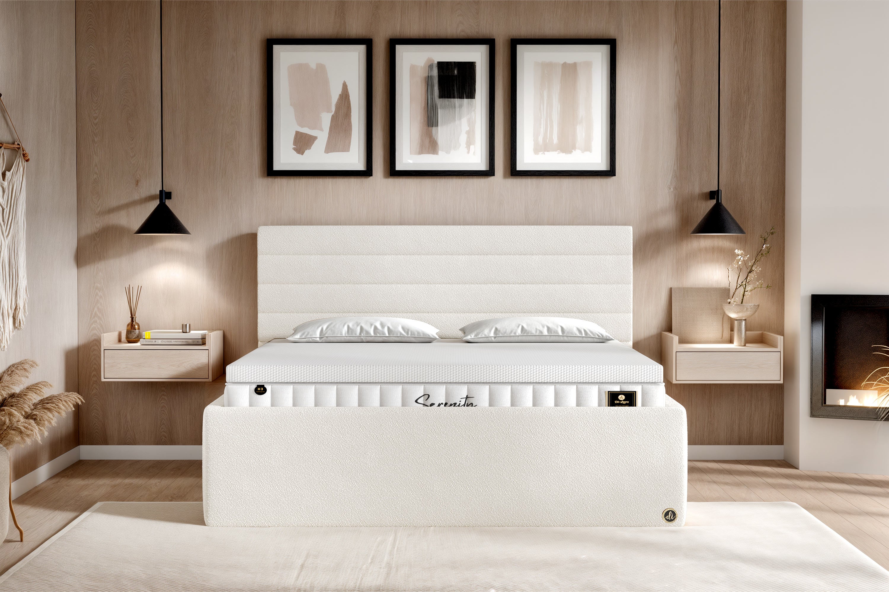 Di-Lara® Eos Polsterbett mit Stauraum