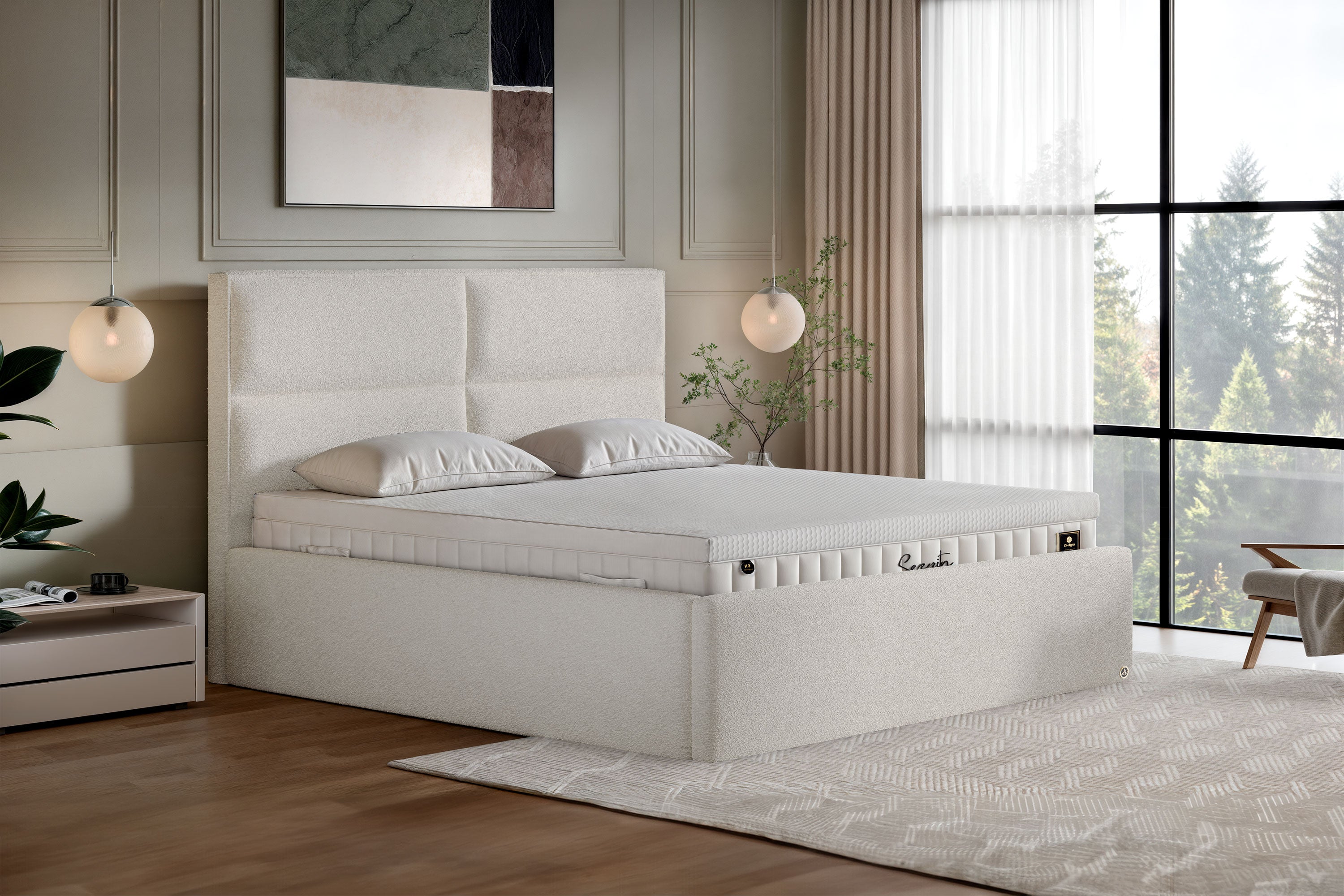 Di-Lara® Theresa Polsterbett mit Stauraum