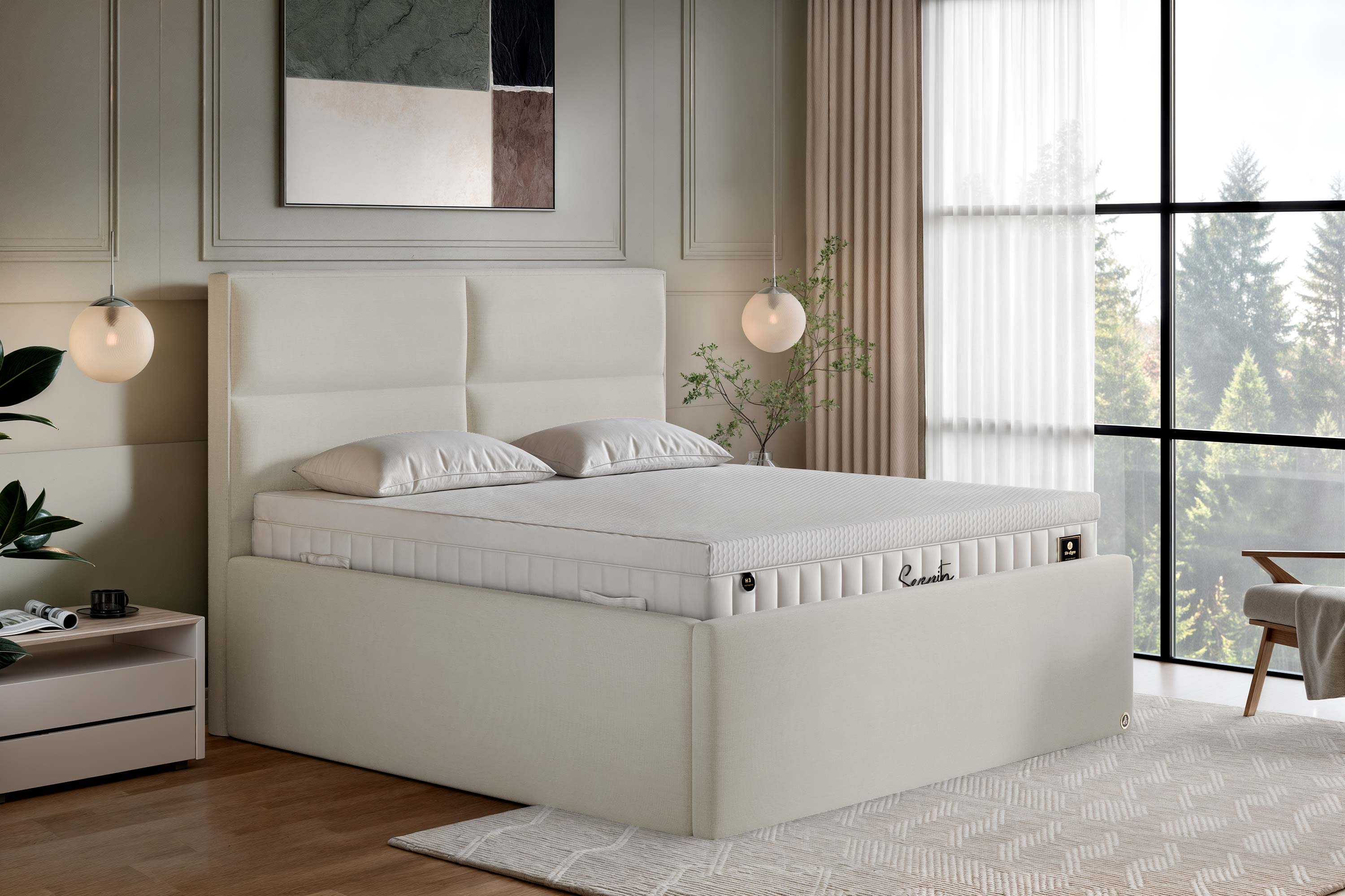 Di-Lara® Theresa Polsterbett mit Stauraum