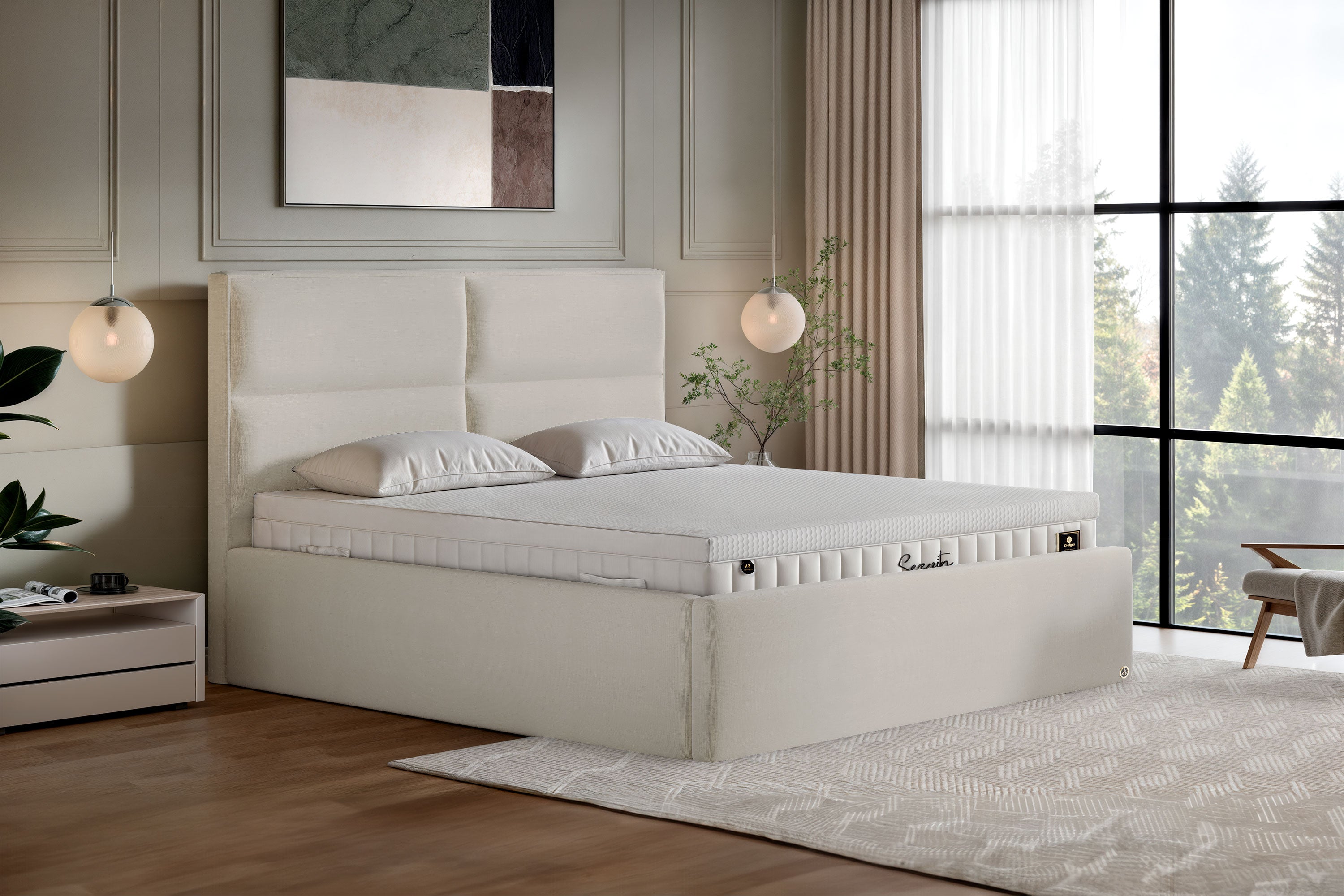 Di-Lara® Theresa Polsterbett mit Stauraum