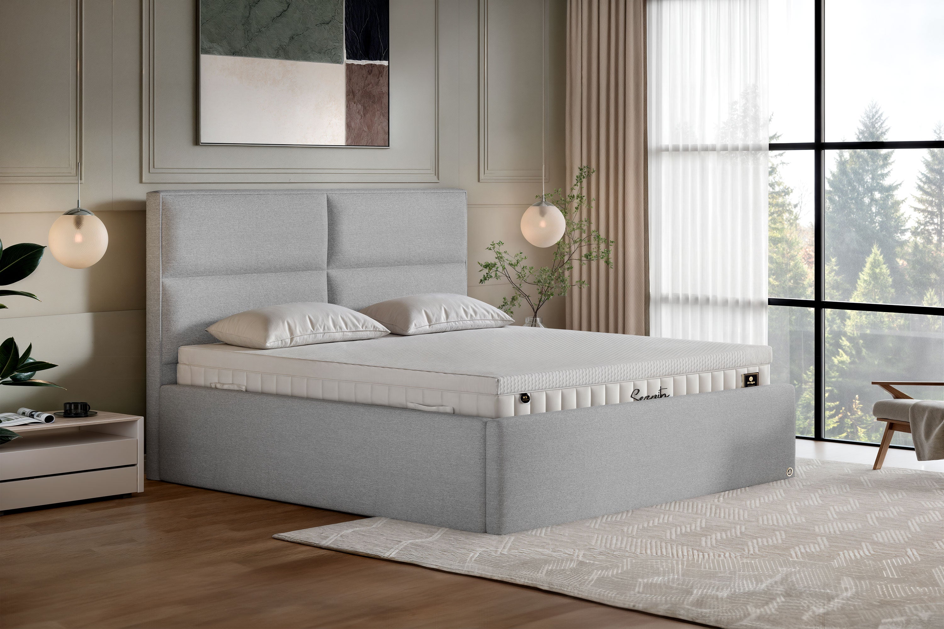 Di-Lara® Theresa Polsterbett mit Stauraum