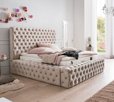 Di-Lara® Paris Polsterbett mit Stauraum