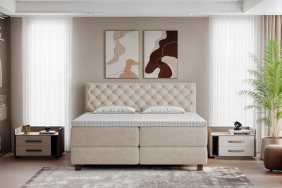 Di-Lara® Artemis Boxspringbett mit Matratze(n) und Topper