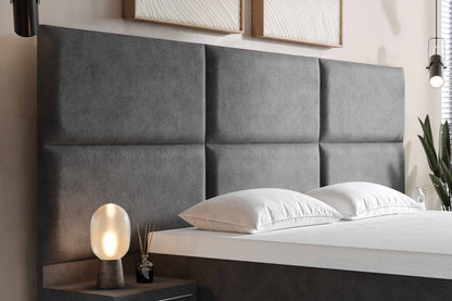 Di-Lara® Athene Boxspringbett mit Matratze und Topper inkl. 2 Nachtkommoden