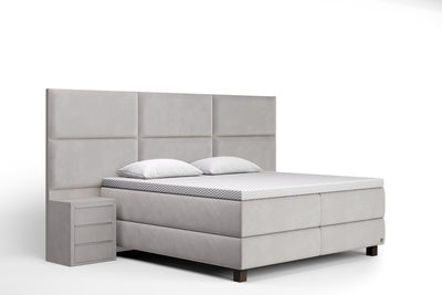 Di-Lara® Athene Boxspringbett mit Matratze(n) und Topper inkl. 2 Nachtkommoden