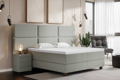 Di-Lara® Athene Boxspringbett mit Matratze(n) und Topper inkl. 2 Nachtkommoden