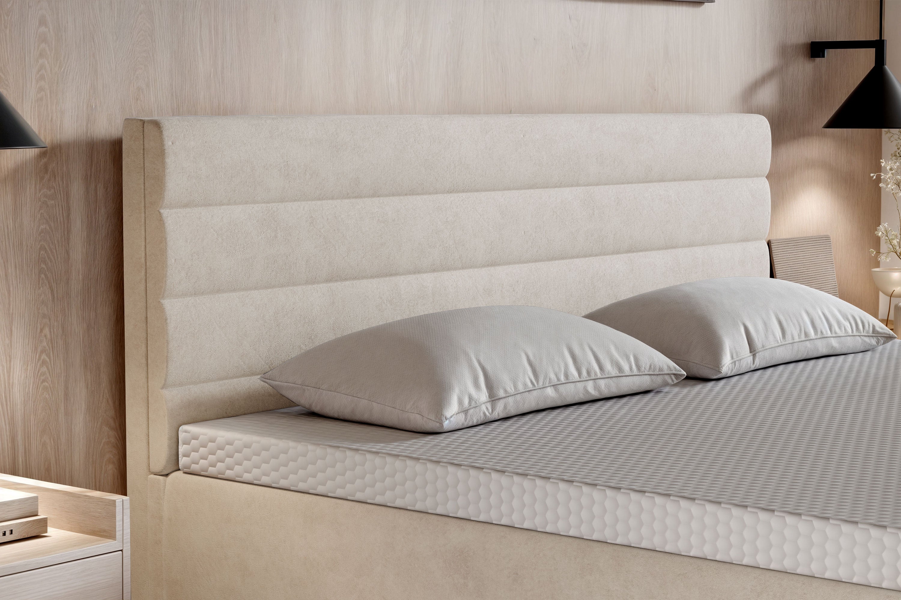 Di-Lara® Eos Boxspringbett mit Matratze und Topper