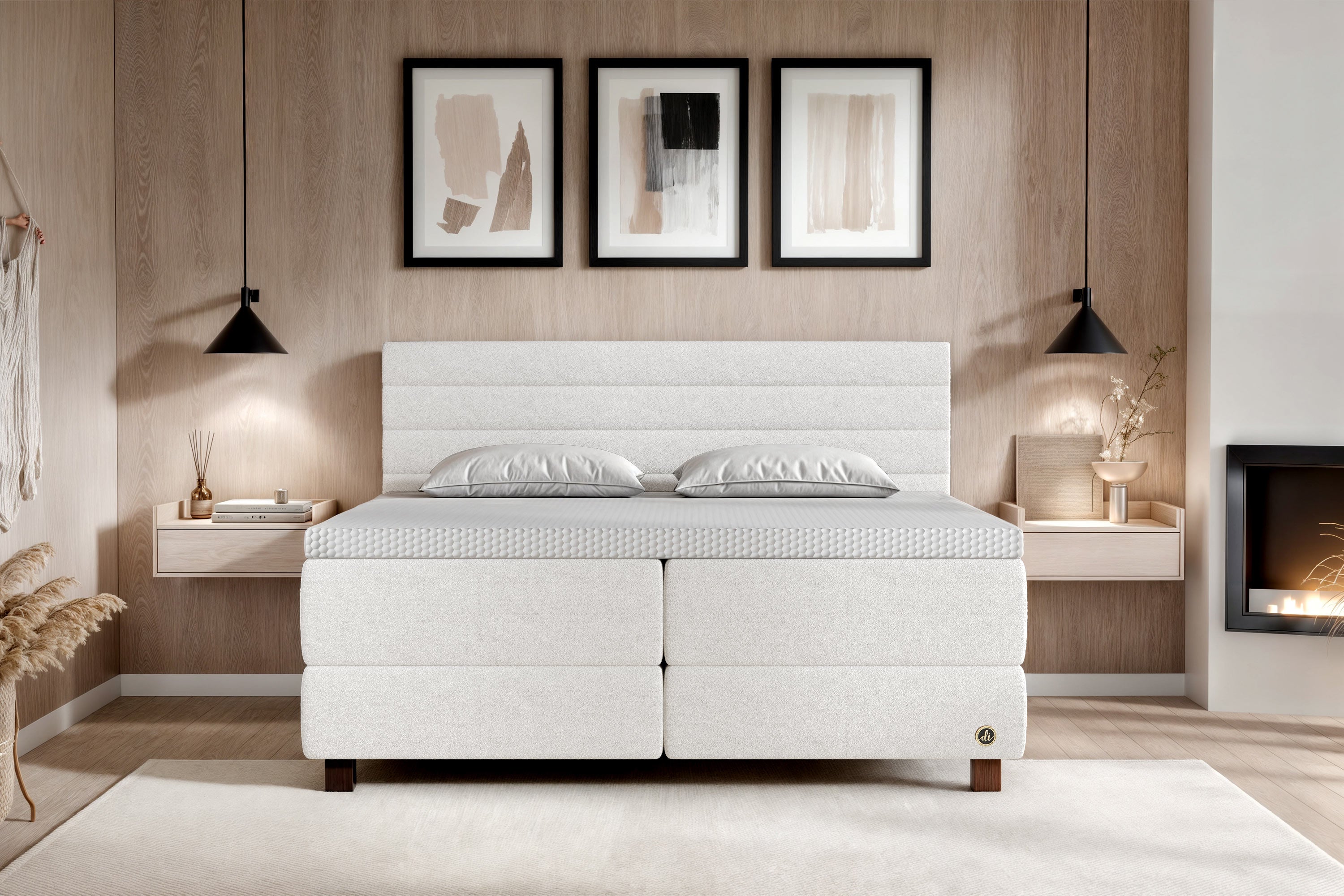 Di-Lara® Eos Boxspringbett mit Matratze und Topper