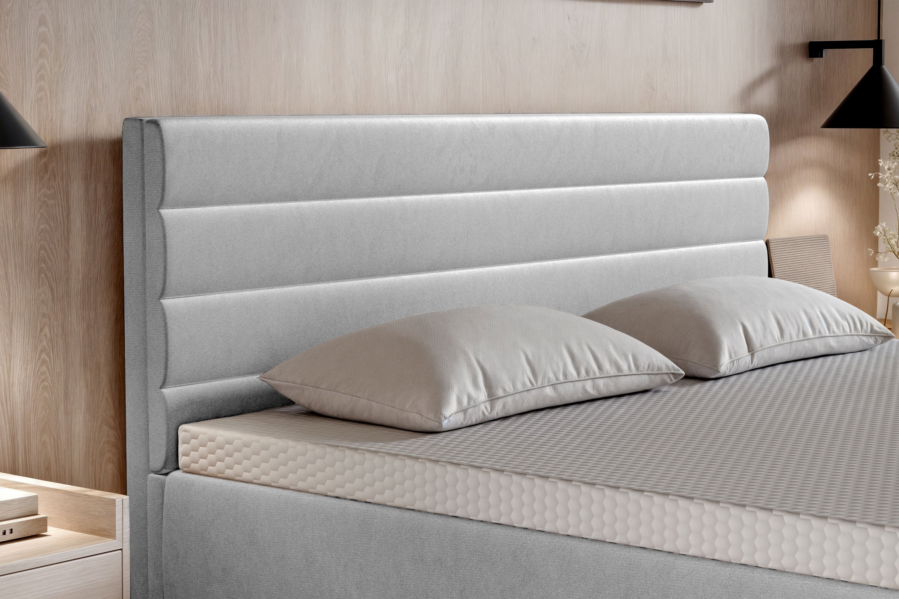 Di-Lara® Eos Boxspringbett mit Matratze und Topper
