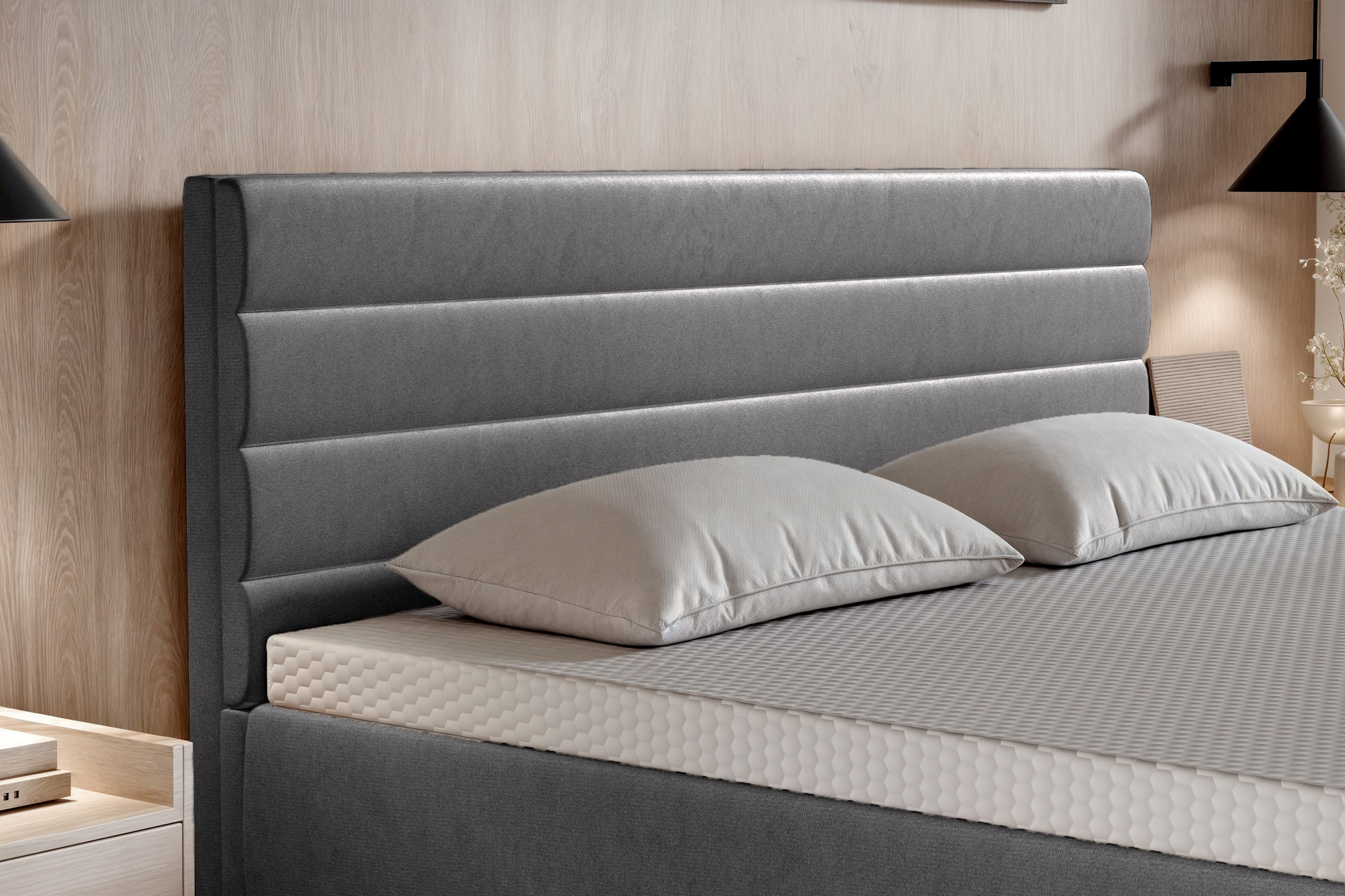 Di-Lara® Eos Boxspringbett mit Matratze und Topper