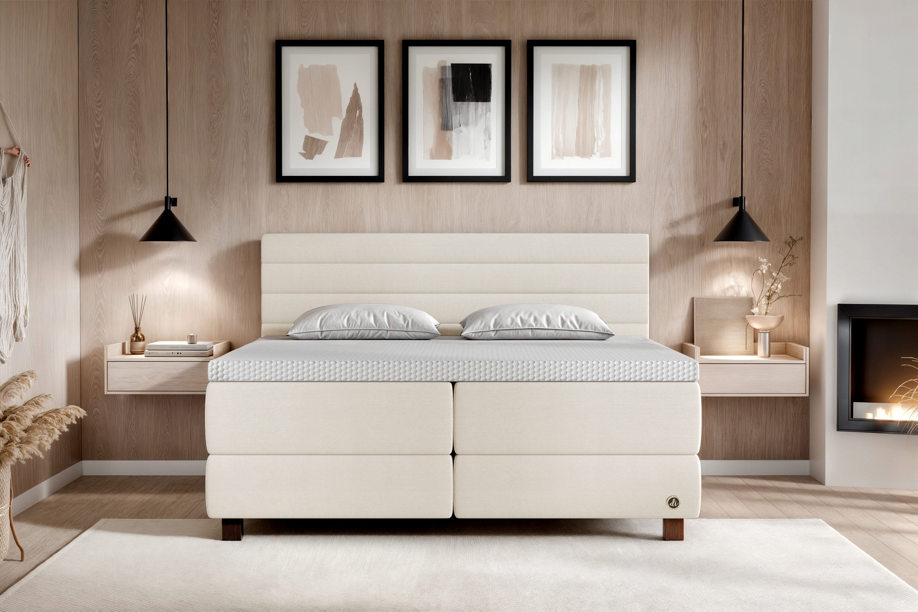 Di-Lara® Eos Boxspringbett mit Matratze und Topper