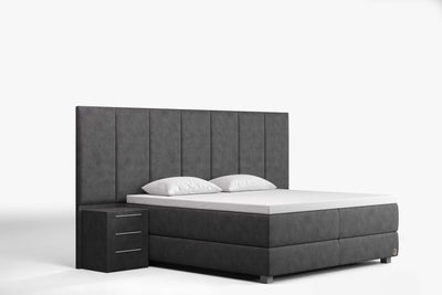 Di-Lara® Victoria Boxspringbett mit Matratze(n) und Topper inkl. 2 Nachtkommoden
