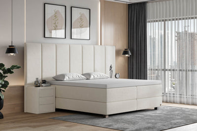 Di-Lara® Victoria Boxspringbett mit Matratze(n) und Topper inkl. 2 Nachtkommoden