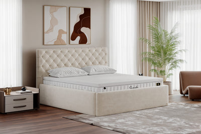 Di-Lara® Artemis Polsterbett mit Stauraum