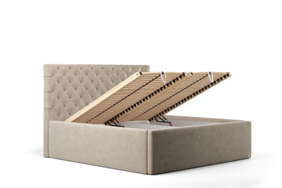 Di-Lara® Artemis Polsterbett mit Stauraum