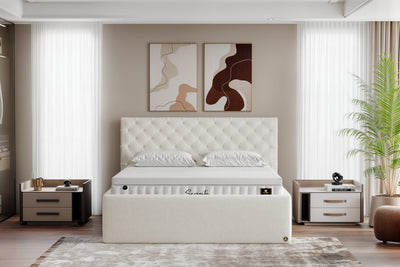 Di-Lara® Artemis Polsterbett mit Stauraum