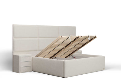 Di-Lara® Athene Polsterbett mit Stauraum