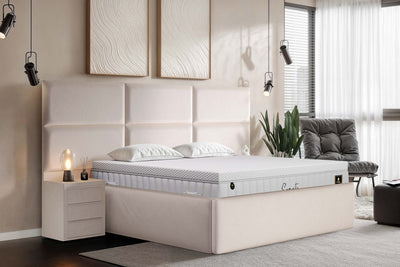 Di-Lara® Athene Polsterbett mit Stauraum
