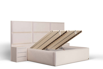 Di-Lara® Athene Polsterbett mit Stauraum