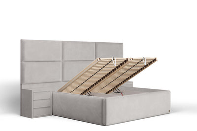 Di-Lara® Athene Polsterbett mit Stauraum