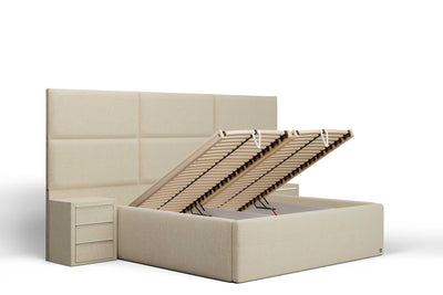 Di-Lara® Athene Polsterbett mit Stauraum