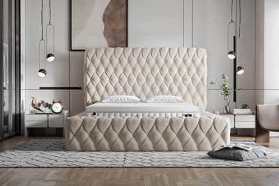 Di-Lara® Cleopatra Deluxe Polsterbett mit Stauraum