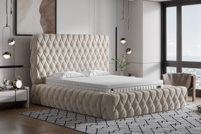 Di-Lara® Cleopatra Deluxe Polsterbett mit Stauraum