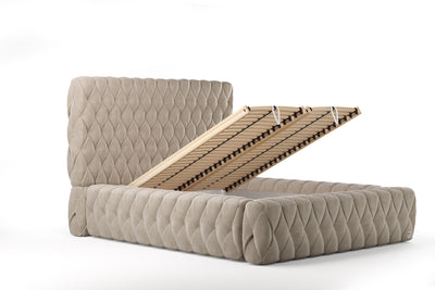 Di-Lara® Cleopatra Deluxe Polsterbett mit Stauraum