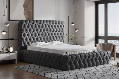 Di-Lara® Cleopatra Deluxe Polsterbett mit Stauraum