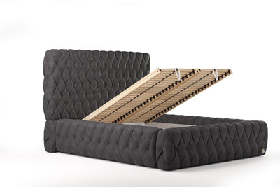 Di-Lara® Cleopatra Deluxe Polsterbett mit Stauraum