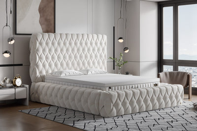 Di-Lara® Cleopatra Deluxe Polsterbett mit Stauraum