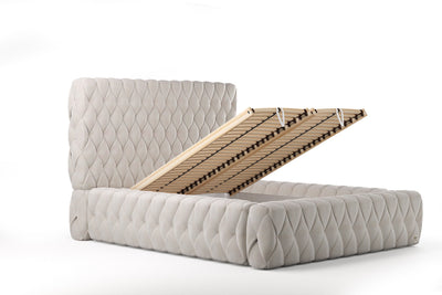 Di-Lara® Cleopatra Deluxe Polsterbett mit Stauraum