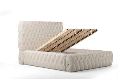 Di-Lara® Cleopatra Deluxe Polsterbett mit Stauraum