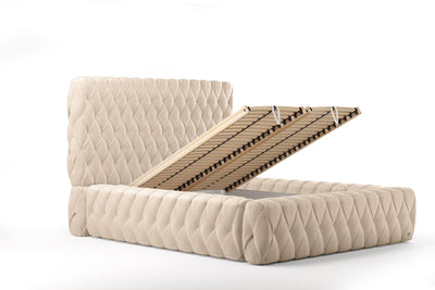 Di-Lara® Cleopatra Deluxe Polsterbett mit Stauraum