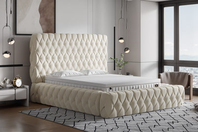 Di-Lara® Cleopatra Deluxe Polsterbett mit Stauraum