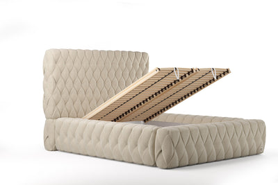 Di-Lara® Cleopatra Deluxe Polsterbett mit Stauraum