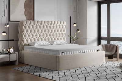 Di-Lara® Cleopatra Polsterbett mit Stauraum