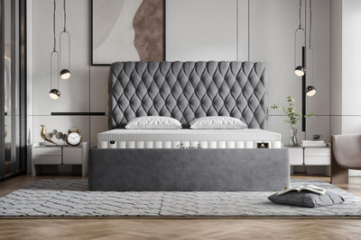 Di-Lara® Cleopatra Polsterbett mit Stauraum