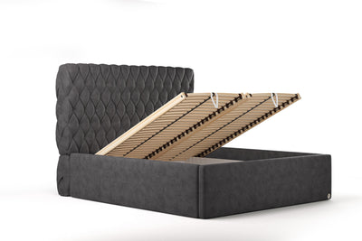Di-Lara® Cleopatra Polsterbett mit Stauraum
