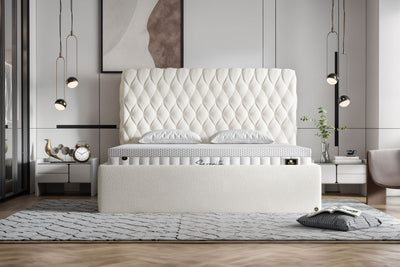 Di-Lara® Cleopatra Polsterbett mit Stauraum