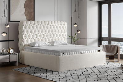 Di-Lara® Cleopatra Polsterbett mit Stauraum